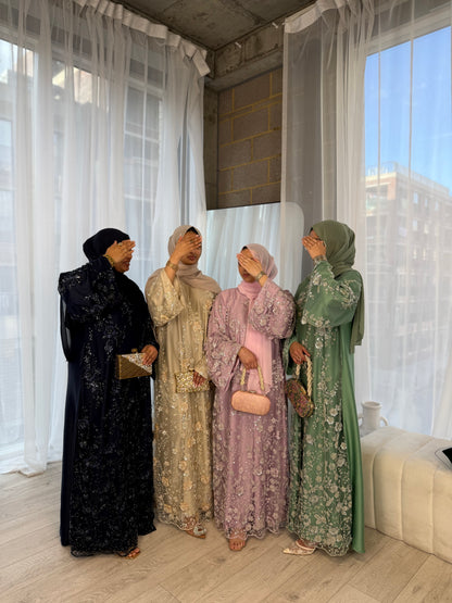 Zyra - Embellished Oversized Closed Abaya