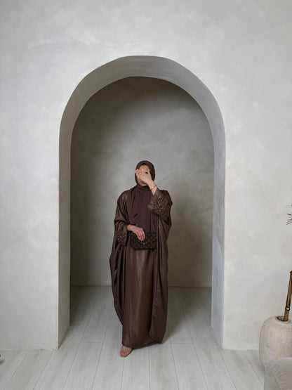 Alaya - Embellished Kaftan (Mocha)