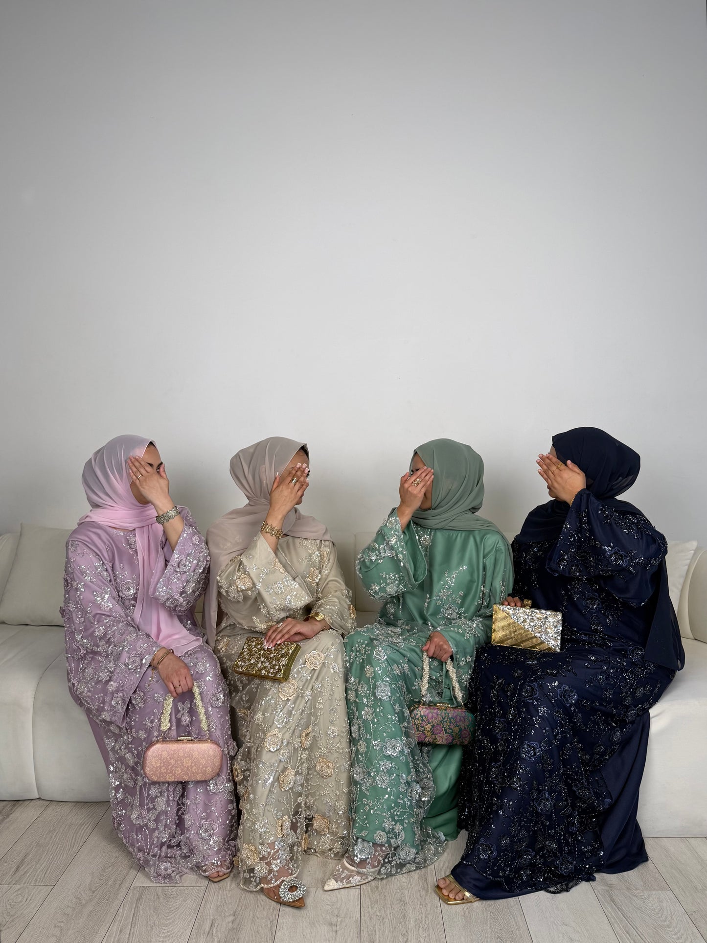Zyra - Embellished Oversized Closed Abaya