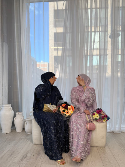 Zyra - Embellished Oversized Closed Abaya
