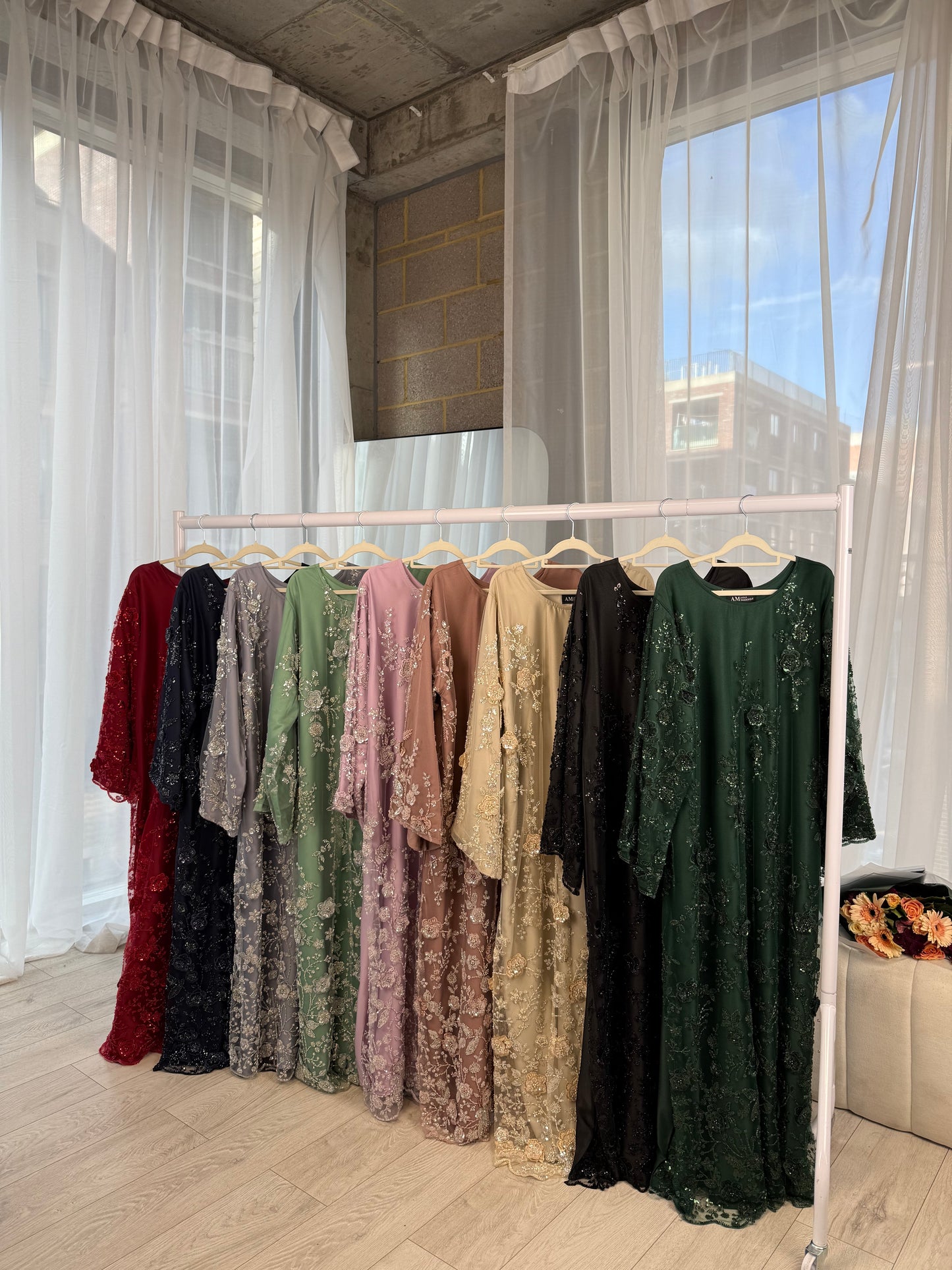 Zyra - Embellished Oversized Closed Abaya