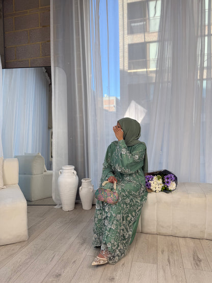 Zyra - Embellished Oversized Closed Abaya
