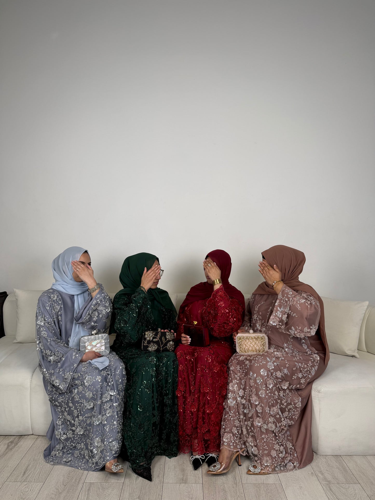 Zyra - Embellished Oversized Closed Abaya