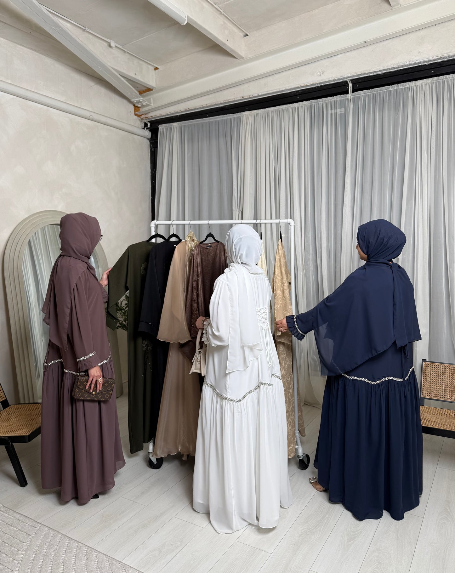 Sofiana - Pleated Oversized Dress (Mocha)