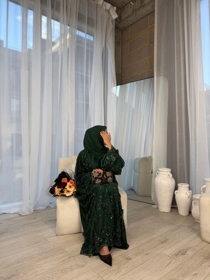 Zyra - Embellished Oversized Closed Abaya
