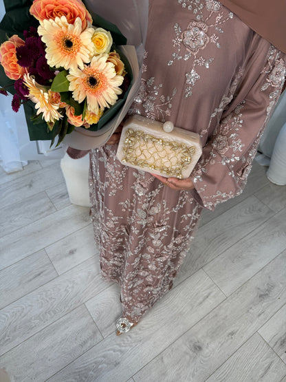 Zyra - Embellished Oversized Closed Abaya