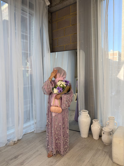 Zyra - Embellished Oversized Closed Abaya